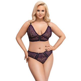 Cottelli Curves Delicate Lace Bralette And Briefs by Cottelli Collection – Discreet Erotic Clothing from My Devilish Desires