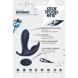 Startroopers Atomic Prostate Massager by Dream Toys – Discreet Sex Toys & Erotic Games from My Devilish Desires