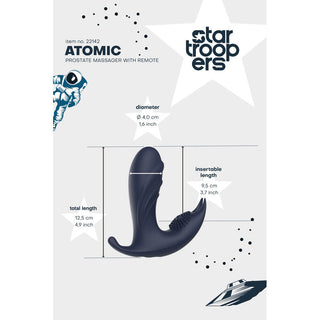 Startroopers Atomic Prostate Massager by Dream Toys – Discreet Sex Toys & Erotic Games from My Devilish Desires