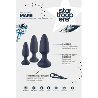 Startroopers Mars Advanced Vibrating Anal Vibe Kit by Dream Toys – Discreet Sex Toys & Erotic Games from My Devilish Desires