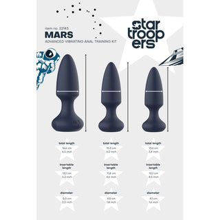 Startroopers Mars Advanced Vibrating Anal Vibe Kit by Dream Toys – Discreet Sex Toys & Erotic Games from My Devilish Desires