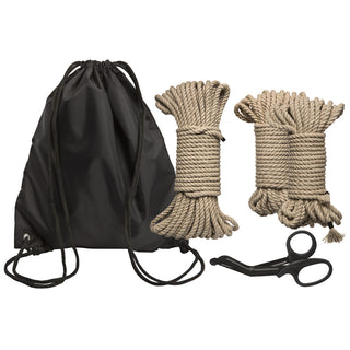 Kink Bind And Tie Initiation 5 Piece Hemp Rope Kit by Doc Johnson – Discreet Sex Toys & Erotic Games from My Devilish Desires