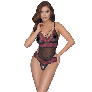 Cottelli Crotchless Body With Lace by Cottelli Collection – Discreet Erotic Clothing from My Devilish Desires