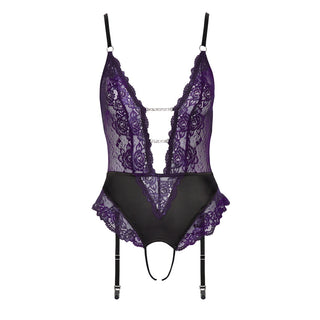 Crotchless Lace Body by Cottelli Collection – Discreet Erotic Clothing from My Devilish Desires