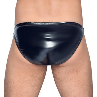 Black Level Vinyl Briefs With Zip Black by Black Level – Discreet Briefs from My Devilish Desires