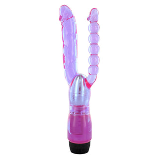 XCEL Double Penetrating Vibrator by Seven Creations – Discreet Sex Toys & Erotic Games from My Devilish Desires