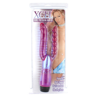 XCEL Double Penetrating Vibrator by Seven Creations – Discreet Sex Toys & Erotic Games from My Devilish Desires