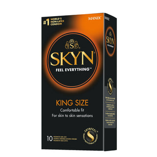 SKYN Latex Free Condoms King Size 10 Pack by SKYN – Discreet Condoms from My Devilish Desires