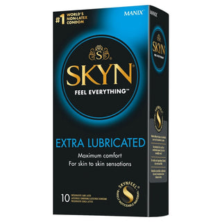 SKYN Latex Free Condoms Extra Lubricated 10 Pack by SKYN – Discreet Condoms from My Devilish Desires