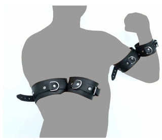 The Red Arm To Forearm Leather Shackles by The Red – Discreet Sex Toys & Erotic Games from My Devilish Desires