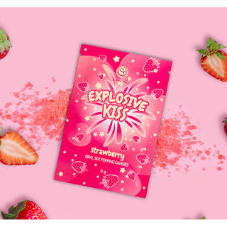 Explosive Kiss Strawberry Oral SEX Popping Candies 9g by Various Drug Stores – Discreet Erotic Food & Edibles from My Devilish Desires