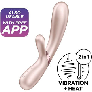 Satisfyer Hot Lover Warming Vibrator With App Control Pink by Satisfyer Pro – Discreet Sex Toys & Erotic Games from My Devilish Desires