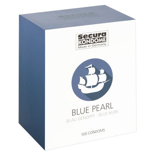 Secura Kondome Blue Pearl x100 Condoms by Secura Kondome – Discreet Condoms from My Devilish Desires