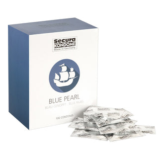Secura Kondome Blue Pearl x100 Condoms by Secura Kondome – Discreet Condoms from My Devilish Desires