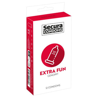 Secura Condoms 12 Pack Extra Fun by Secura Kondome – Discreet Condoms from My Devilish Desires