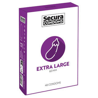 Secura Condoms 48 Pack Extra Large by Secura Kondome – Discreet Condoms from My Devilish Desires