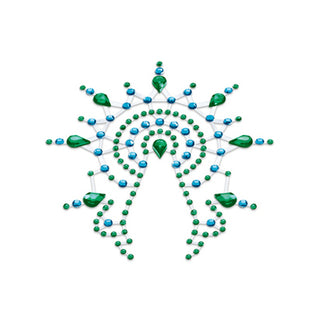 Petits Joujoux Gloria Nipple And Vagina Pasties Green by Petits JouJoux – Discreet Breast Petals & Concealers from My Devilish Desires