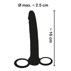 Male strap on double penetration black dildo by You2Toys – Discreet Sex Toys & Erotic Games from My Devilish Desires