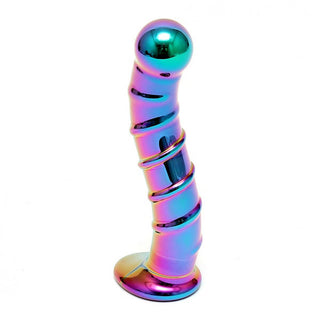 Sensual Multi Coloured Glass Nikita Dildo by Rimba – Discreet Sex Toys & Erotic Games from My Devilish Desires