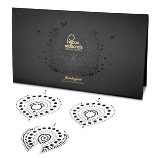 Bijoux Indiscrets Flamboyant Rhinestone Jewellery Black Silver by Bijoux Indiscrets – Discreet Body Jewelry from My Devilish Desires