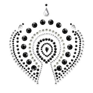 Bijoux Indiscrets Flamboyant Rhinestone Jewellery Black Silver by Bijoux Indiscrets – Discreet Body Jewelry from My Devilish Desires