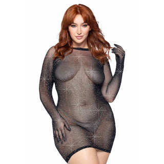 Leg Avenue Rhinestone Gloved Dress UK 14 to 18 by Leg Avenue Lingerie – Discreet Bodysuits from My Devilish Desires