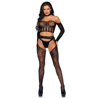 Leg Avenue Top and Suspender Set UK 8 to 14 by Leg Avenue Lingerie – Discreet Garter Belts from My Devilish Desires