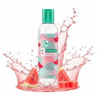 ID 3some Watermelon 3 In 1 Lubricant 118ml by ID Lube – Discreet Personal Lubricants from My Devilish Desires