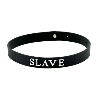 Black Silicone Slave Collar by Rimba – Discreet Sex Toys & Erotic Games from My Devilish Desires