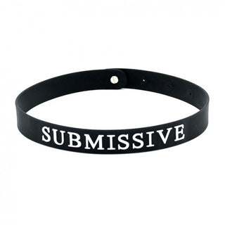 Black Silicone Submissive Collar by Rimba – Discreet Sex Toys & Erotic Games from My Devilish Desires