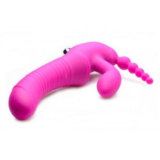 Regal Rider Vibrating Silicone Strapless Strap On Triple G Dildo by XR Brands – Discreet Sex Toys & Erotic Games from My Devilish Desires