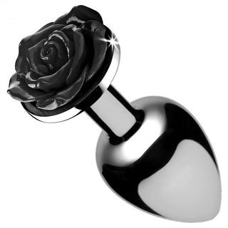 Booty Sparks Black Rose Anal Plug Large by XR Brands – Discreet Sex Toys & Erotic Games from My Devilish Desires