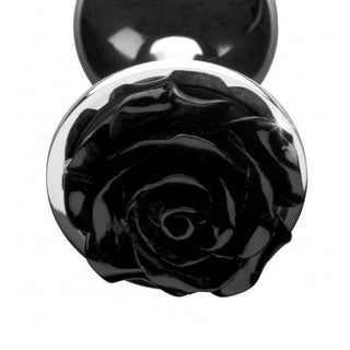 Booty Sparks Black Rose Anal Plug Large by XR Brands – Discreet Sex Toys & Erotic Games from My Devilish Desires