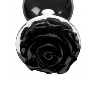 Booty Sparks Black Rose Anal Plug Small by XR Brands – Discreet Sex Toys & Erotic Games from My Devilish Desires