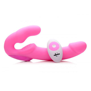 Strap U Urge Rechargeable Vibrating Strapless Strap On With Remo by XR Brands – Discreet Sex Toys & Erotic Games from My Devilish Desires