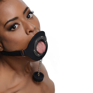 Pie Hole Silicone Feeding Gag by XR Brands – Discreet Sex Toys & Erotic Games from My Devilish Desires