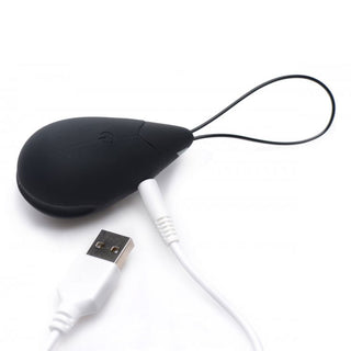 10X Silicone Vibrating Egg Black by XR Brands – Discreet Sex Toys & Erotic Games from My Devilish Desires