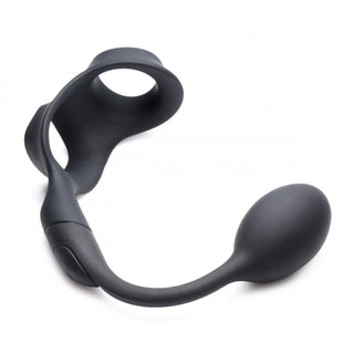 XR Alpha Pro 10X P Bomb Cock and Ball Ring With Anal Plug by XR Brands – Discreet Sex Toys & Erotic Games from My Devilish Desires
