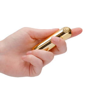 10 speed Rechargeable Bullet Gold by Shots Toys – Discreet Sex Toys & Erotic Games from My Devilish Desires