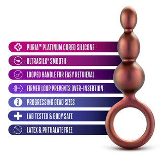 Anal Adventures Matrix Beaded Loop Butt Plug by Blush Novelties – Discreet Sex Toys & Erotic Games from My Devilish Desires