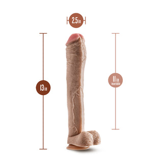 Dr. Skin Mr. Ed 13 Inch Dildo With Balls by Blush Novelties – Discreet Sex Toys & Erotic Games from My Devilish Desires