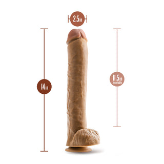 Dr. Skin Dr. Michael 14 Inch Dildo with Balls by Blush Novelties – Discreet Sex Toys & Erotic Games from My Devilish Desires