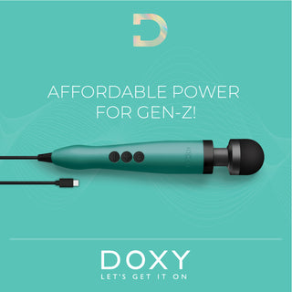 Doxy Wand 3 Turquoise USB Powered by Doxy Wand Massagers – Discreet Sex Toys & Erotic Games from My Devilish Desires