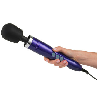 Doxy Die Cast Wand Massager PURPLE UK Plug by Doxy Wand Massagers – Discreet Sex Toys & Erotic Games from My Devilish Desires