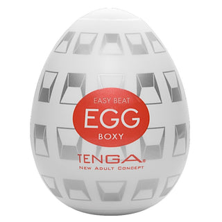Tenga Boxy Egg Masturbator by Tenga – Discreet Sex Toys & Erotic Games from My Devilish Desires