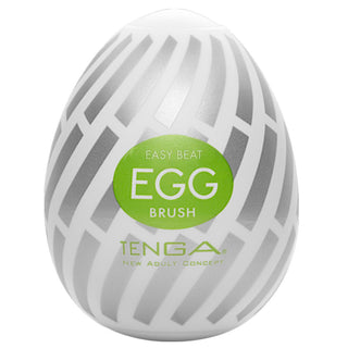 Tenga Brush Egg Masturbator by Tenga – Discreet Sex Toys & Erotic Games from My Devilish Desires