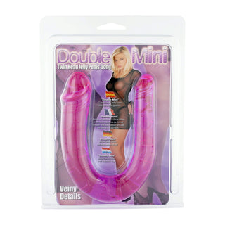 Double Mini Twin Head Jelly Penis Dildo by Seven Creations – Discreet Sex Toys & Erotic Games from My Devilish Desires