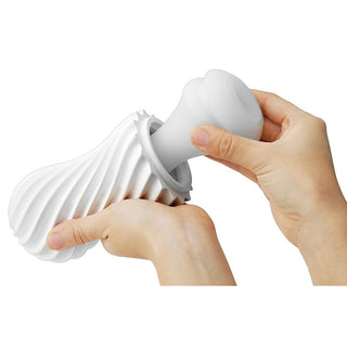 Tenga Flex Silky White Masturbator by Tenga – Discreet Sex Toys & Erotic Games from My Devilish Desires