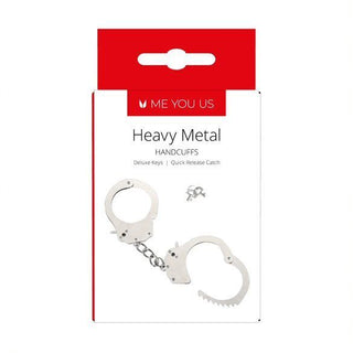 Me You Us Heavy Metal Handcuffs by Me You Us – Discreet Sex Toys & Erotic Games from My Devilish Desires