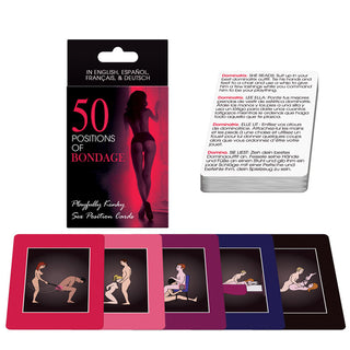 50 Positions Of Bondage Sex Position Cards by Kheper Games – Discreet Sex Toys & Erotic Games from My Devilish Desires